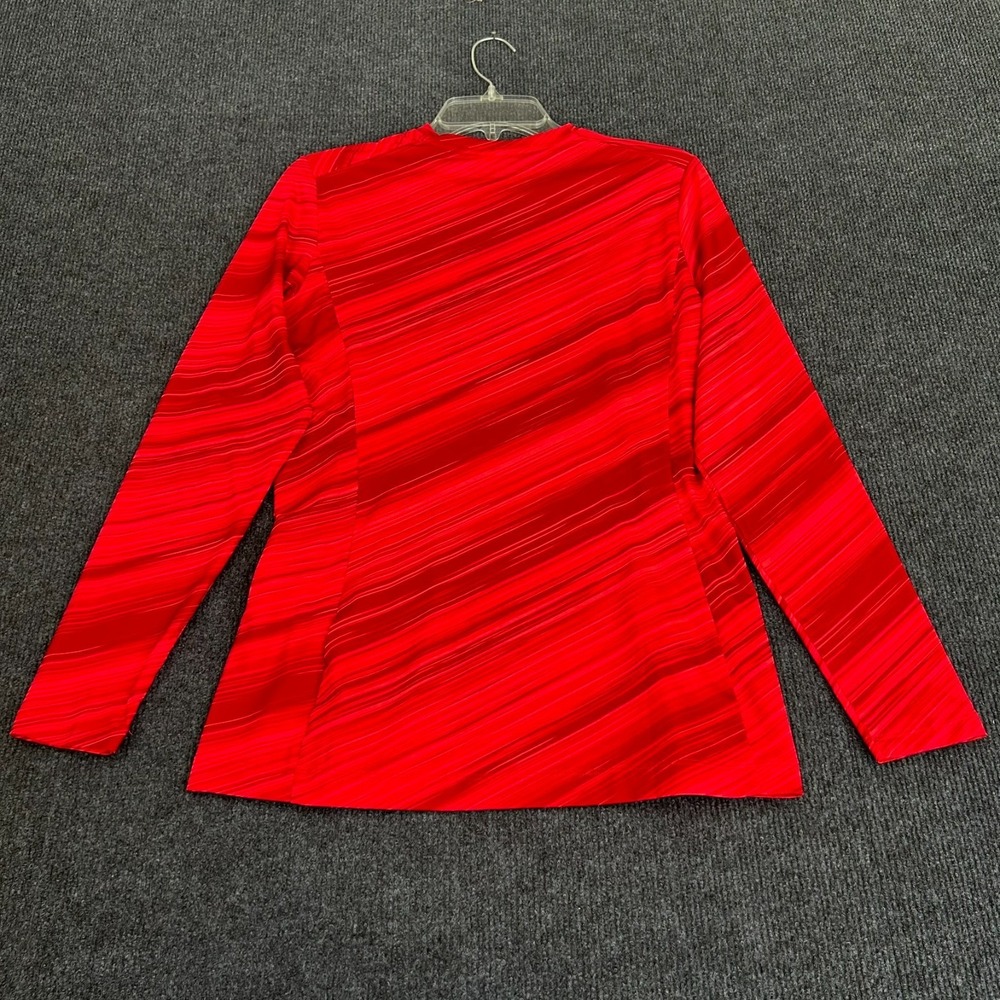 NIKE Golf Tour Performance Dri-Fit Women's Shirt Medium Long Sleeve Red - Picture 5 of 10